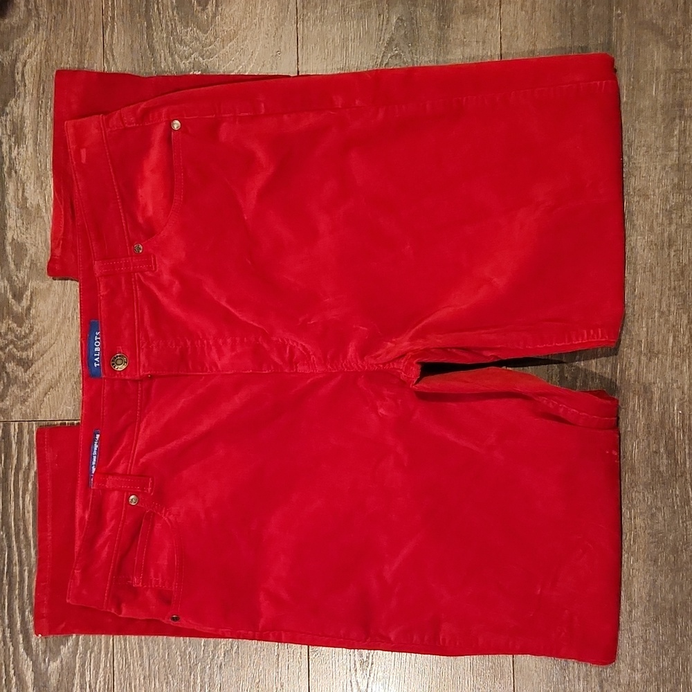 ❤ TALBOTS HIGH RISE STRAIGHT LEG CORDUROY JEANS / PANTS, 16 (33)